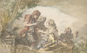 The Fortune Teller, 18th century. Creator: Francois Boucher