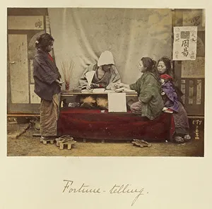 Geta Prints: Fortune telling, about 1873-1883. Creator: Shinichi Suzuki I
