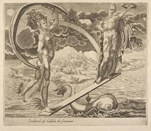 Wisdom Prints: Fortune Using Man as a Plaything from Six Sayings about Fortune, ca. 1560