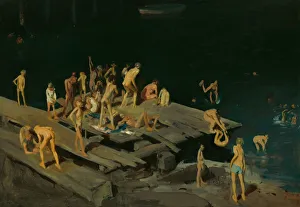 Swimming Prints: Forty-two Kids, 1907. Creator: George Wesley Bellows