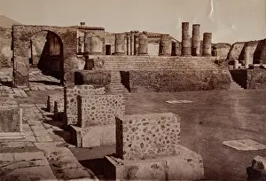 Volcano Prints: Forum, Pompeii, between 1880-1890. Creator: Giorgio Sommer