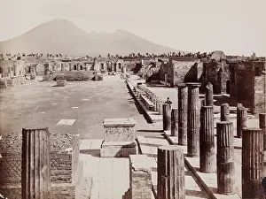 Volcano Prints: Forum, Pompeii, between 1880 and 1890. Creator: Giorgio Sommer