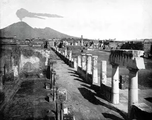 The Forum, Pompeii, Italy, 1893. Artist: John L Stoddard