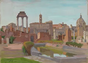 Forum Prints: Forum Romanum, 1925. Creator: Eero Jarnefelt