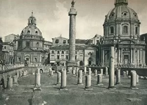Forum of Trajan, Rome, Italy, 1927. Artist: Eugen Poppel