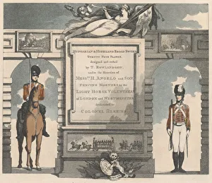 Angelo Henry Prints: Forward, Hungarian and Highland Broadsword, Feb 12, 1799. Creator: Thomas Rowlandson