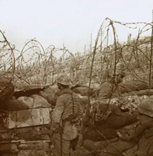Fosse Froide trench, Champagne, northern France, c1914-c1918