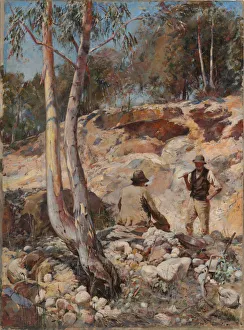 Australia Prints: Fossickers, 1893. Artist: Withers, Walter Herbert (1854-1914)