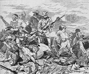 Ambush Collection: They Fought on Grimly, 1895, (1902). Artist: George Soper