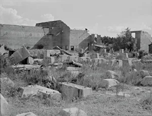 Sawmill Prints: Foundations of lumber sheds in Fullerton