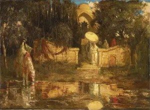 Pushkin Prints: The Fountain of Bahçesaray, 1901. Creator: Graafland, Robert (1875-1940)
