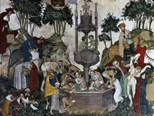 The fountain after bathing in the Fountain of Youth