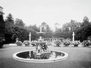 Horticulture Prints: The Fountain, Bellefontaine, home of Giraud Foster