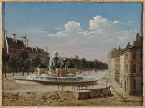 Boulevard Prints: The fountain at Chateau d'eau