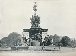 Fountain at Curraghmore, The Seat of the Most Hon. the Marquess of Waterford, c1915. Artist: Leonard Willoughby