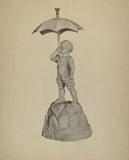 Fountain Figure, c. 1938. Creator: Roberta Spicer