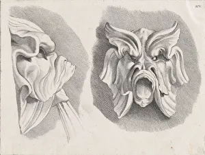 Fountain head, after the Fontaine des Quatre-Saisons (Paris), ... possibly mid to late 18th century. Creator: Anon Fountain head, after the Fontaine des Quatre-Saisons (Paris), ... possibly mid to late 18th century. Creator: Anon