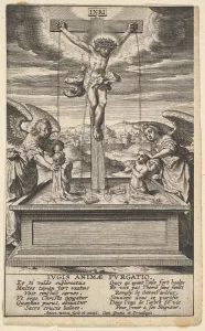 Antonius Wierix Collection: The Fountain of Life, before 1604. Creator: Antonius Wierix