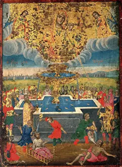 Baptism Prints: The fountain of life. Creator: Unknown
