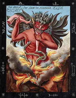 The Devil Prints: The fountain of life. Creator: Unknown