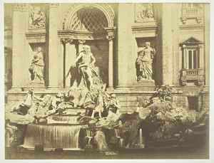 Fountains Prints: Fountain of Neptune, c. 1857. Creator: Robert MacPherson