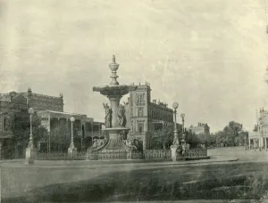 Alexandra Princess Of Denmark Collection: Fountain, Pall Mall, Bendigo, 1901. Creator: Unknown