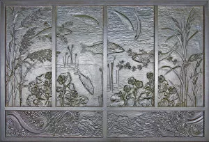 Fountain Panel, Norwich, 1871. Creators: Thomas Jeckyll, Barnard, Bishop & Barnards