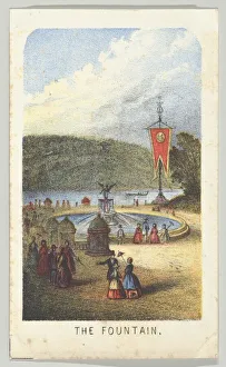 Prang Co Prints: The Fountain, from the series, Views in Central Park, New York, Part 3, 1864