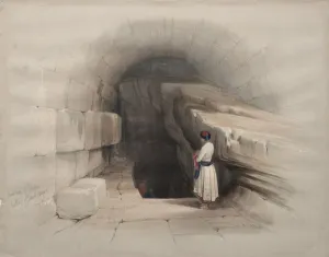 Fountain of Siloam, Valley of Jehoshaphat, 1839. Creator: David Roberts (British, 1796-1864)