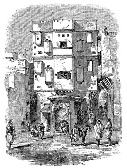 Fountain in Small Square, Algiers, 1858. Creator: Unknown