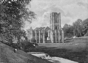 Fountains Abbey, c1896. Artist: C Watson