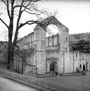 Fountains Abbey, Yorkshire, c1955. Creator: Arthur Charles Kirby Ware