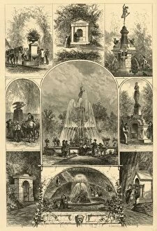 Drinking Water Gallery: Fountains in Philadelphia, 1874. Creator: W. Roberts