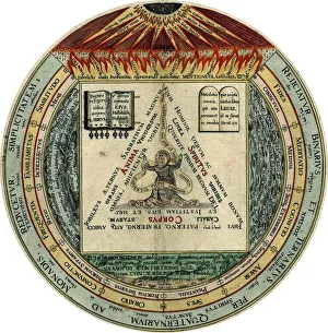 Number Prints: The Four, the Three, the Two, and the One, 1595. Artist: Hans Vredeman de Vries