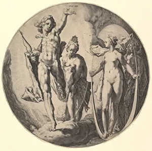 Goltzius Prints: The Fourth Day (Dies IV), from the series The Creation of the World, ca. 1596