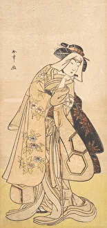 The Fourth Iwai Hanshiro as a Woman, ca. 1779. Creator: Shunsho