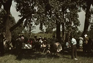 Slides Color Gmgpc Prints: A Fourth of July celebration, St. Helena Island, S. C. 1939. Creator: Marion Post Wolcott