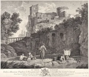 Chore Gallery: Fourth View of Italy, ca. 1750-1800. Creator: Pierre Jacques Duret