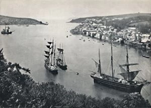 Sailboat Gallery: Fowey - Entrance to the Harbour, 1895