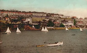 Fowey from Polruan, c1930