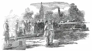 Fowler John Prints: Fowler's New Subsoil Draining Plough, 1850. Creator: Unknown