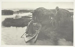 Return Prints: The Fowlers Return, 1886. Creator: Peter Henry Emerson