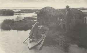 The Fowlers Return, 1886. Creators: Dr Peter Henry Emerson, Thomas Frederick Goodall