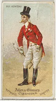 Jodhpurs Prints: Fox Hunting, from Worlds Dudes series (N31) for Allen & Ginter Cigarettes, 1888