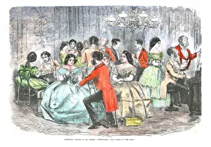 Back To Front Gallery: Foxhunters Regaling in the Present Degenerate Days, c1856. Artist: John Leech