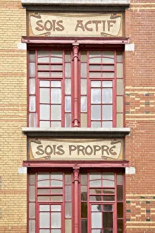 Foyer Schaerbeek, 53-59 Rue Victor Hugo, Brussels, Belgium, (1909) c2014-2017. Artist