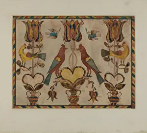 Levone Albert J Prints: Fractur, c. 1937. Creator: Albert J. Levone