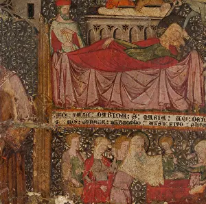 Nativity Prints: Fragment of an Altarpiece with a Standing Saint