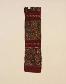 Fragment (Band), Peru, A. D. 800 / 1100. Creator: Unknown
