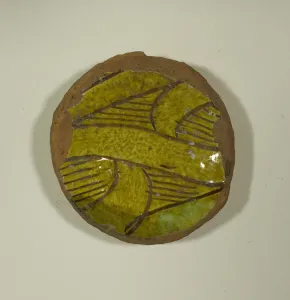Fragment from the Base of a Bowl, 13th-14th century. Creator: Unknown